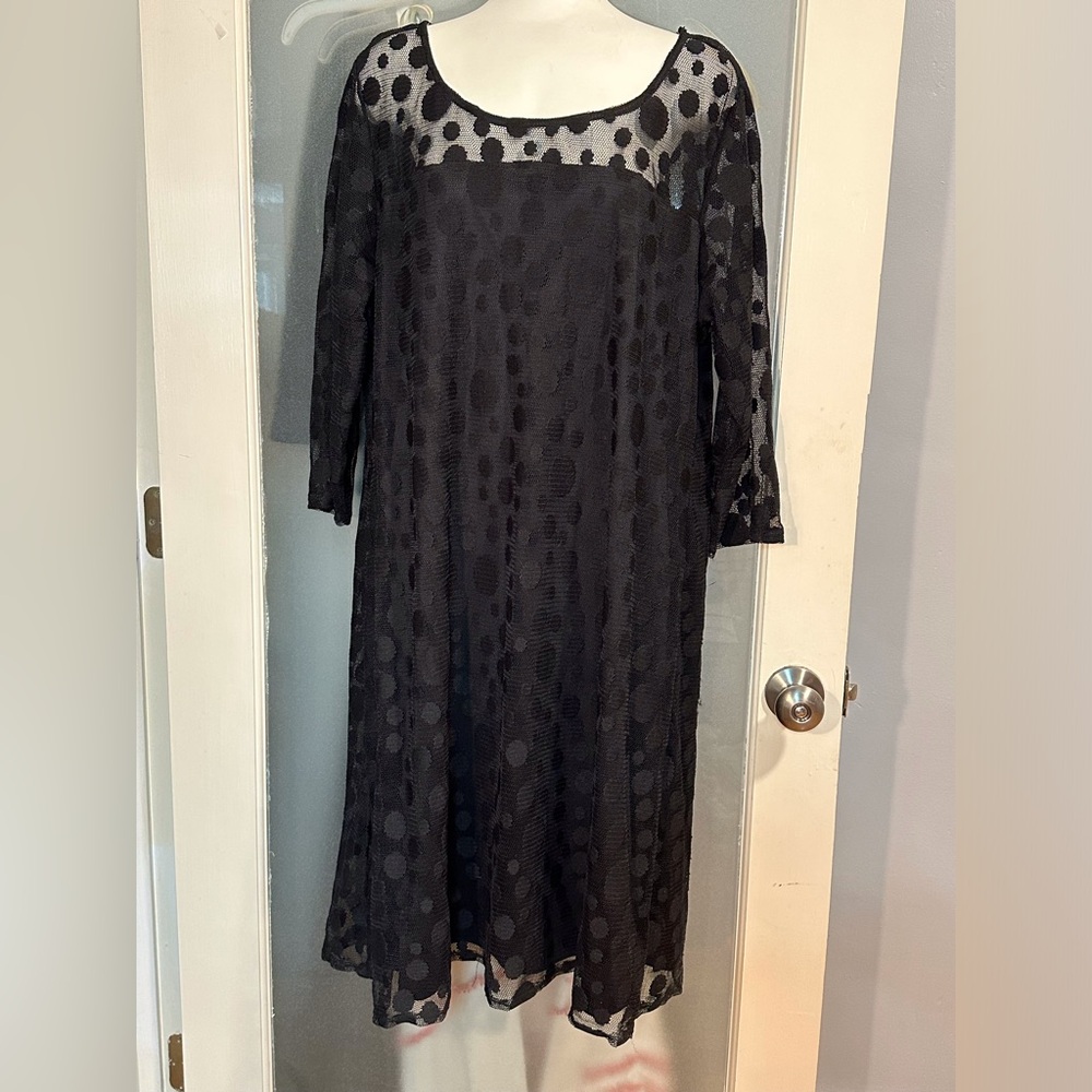 Avenue pullover dress NWT 18/20 dots
